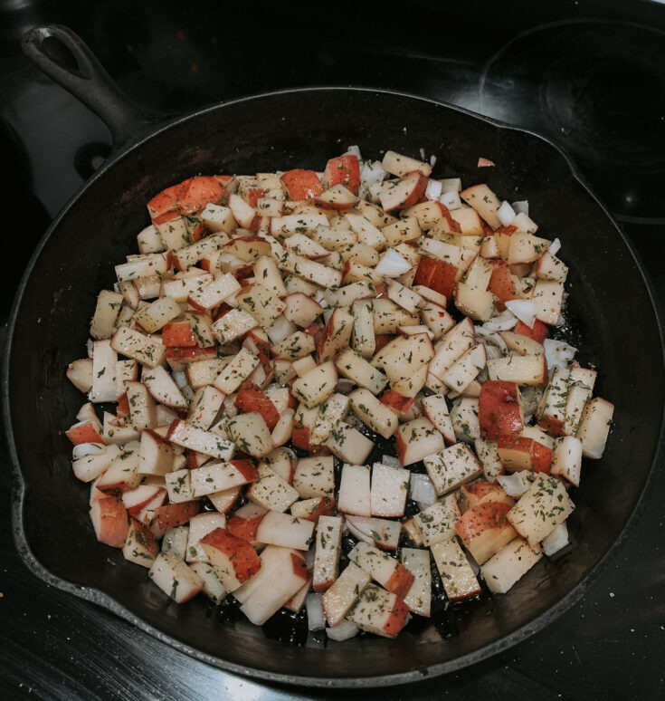 Tallow Skillet Potatoes - Homemakers Purpose