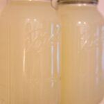 diy laundry soap in two mason jars